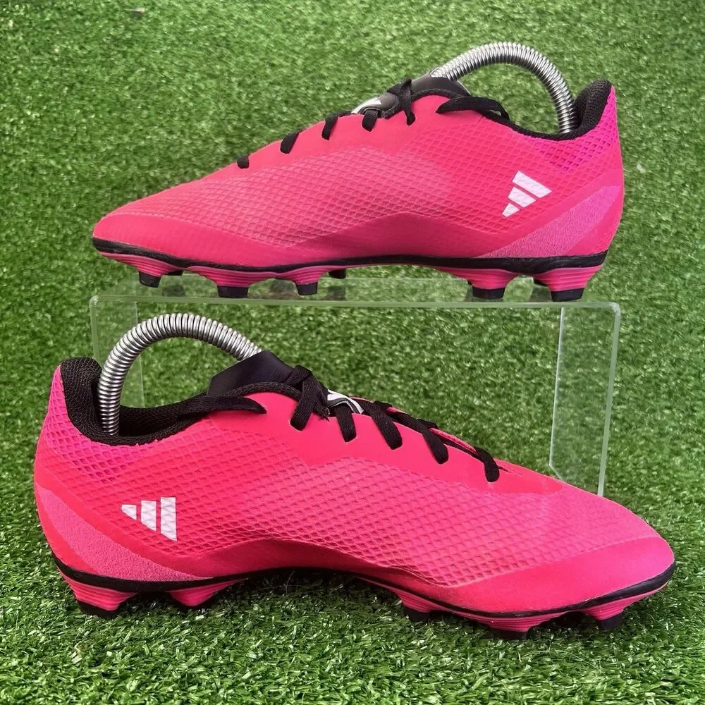 Adidas X Speedportal 4 FGX Soccer Cleats Men's US 7 / EU 39.5 Pink & Black Boots